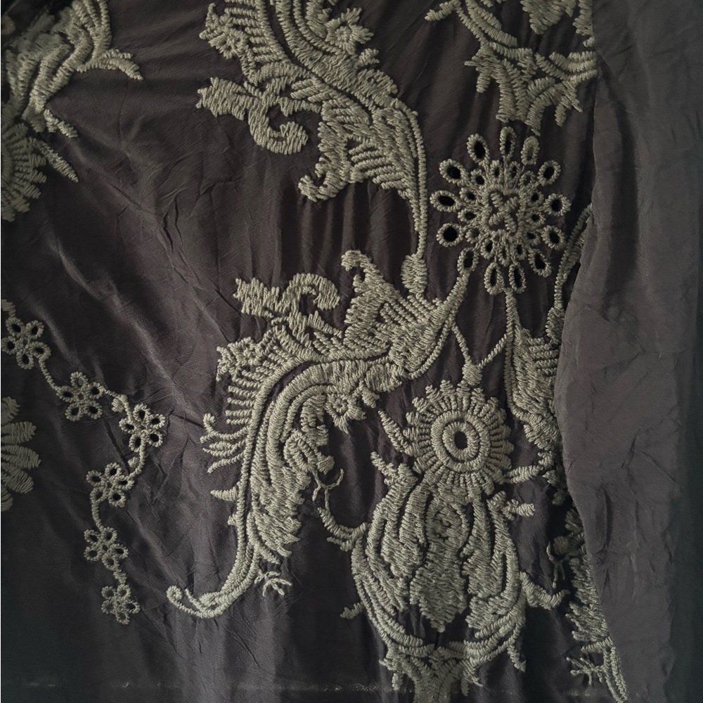 Johnny Was embroidered button up - Picture 3 of 6